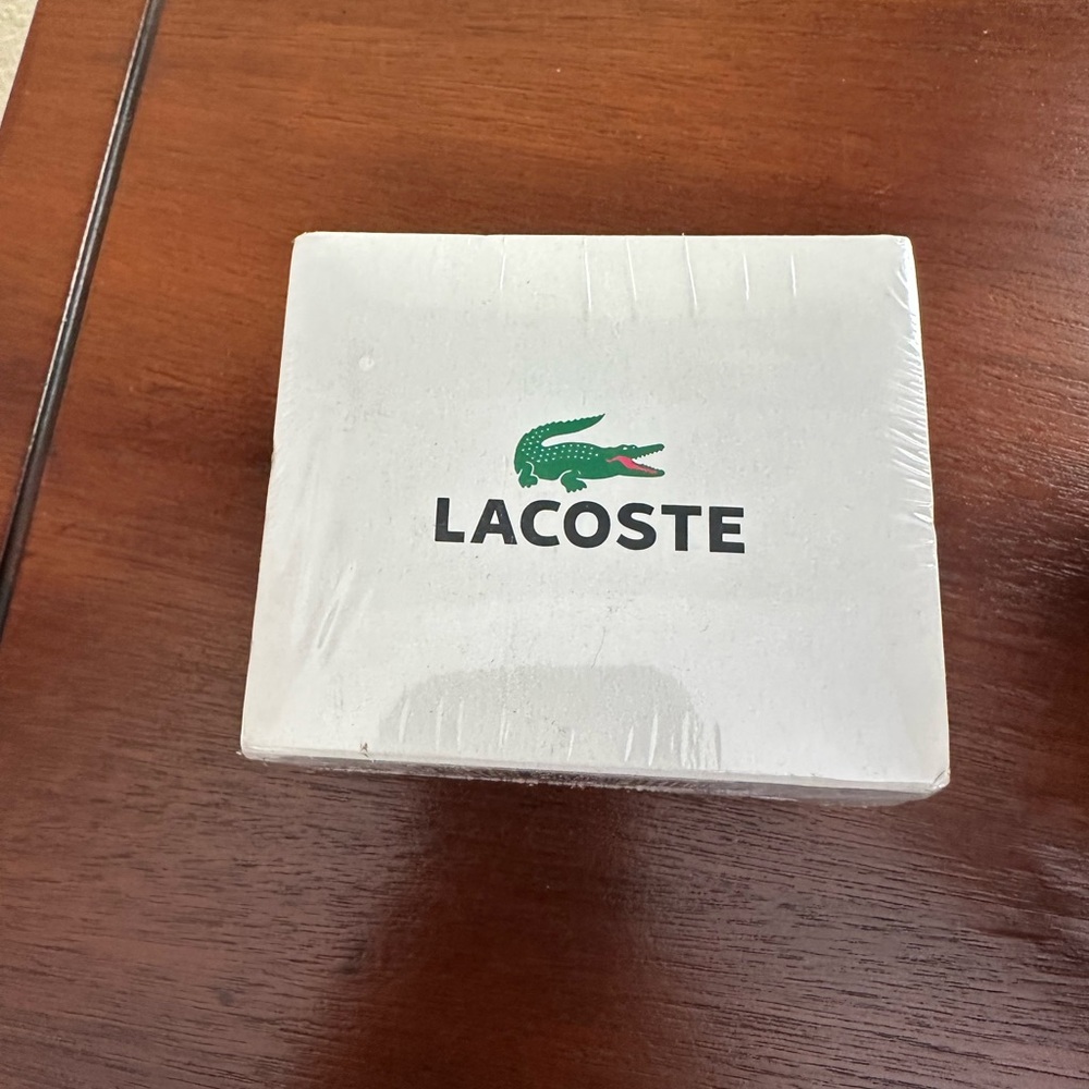 Lacoste watch in original packaging never used